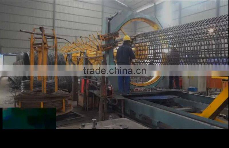 Concrete pile cage welding machine