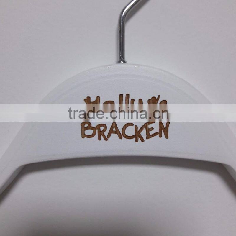 natural customize wooden suit hanger with trouser bar better than