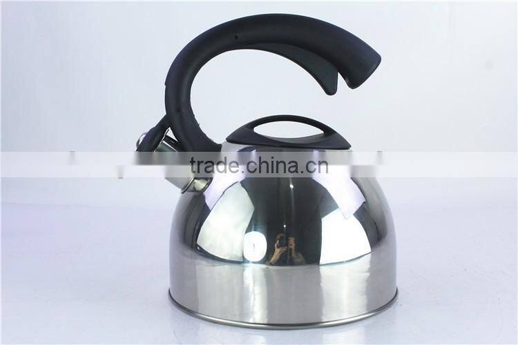 Large 2.5 Liter Capacity non electric tea kettle stainless steel whistling kettle
