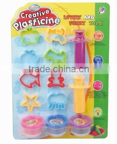 Creative plasticine toy Ice cream machine set with 8pc 2Oz dough
