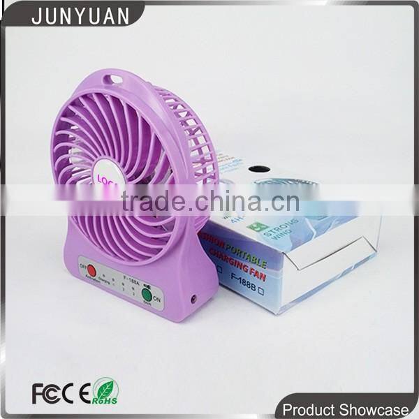 hot sale rechargeable battery operated fan mini desktop mist cooling fan