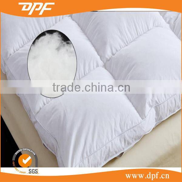 Factory outlet white 7d hollow fiber filled mattress pad