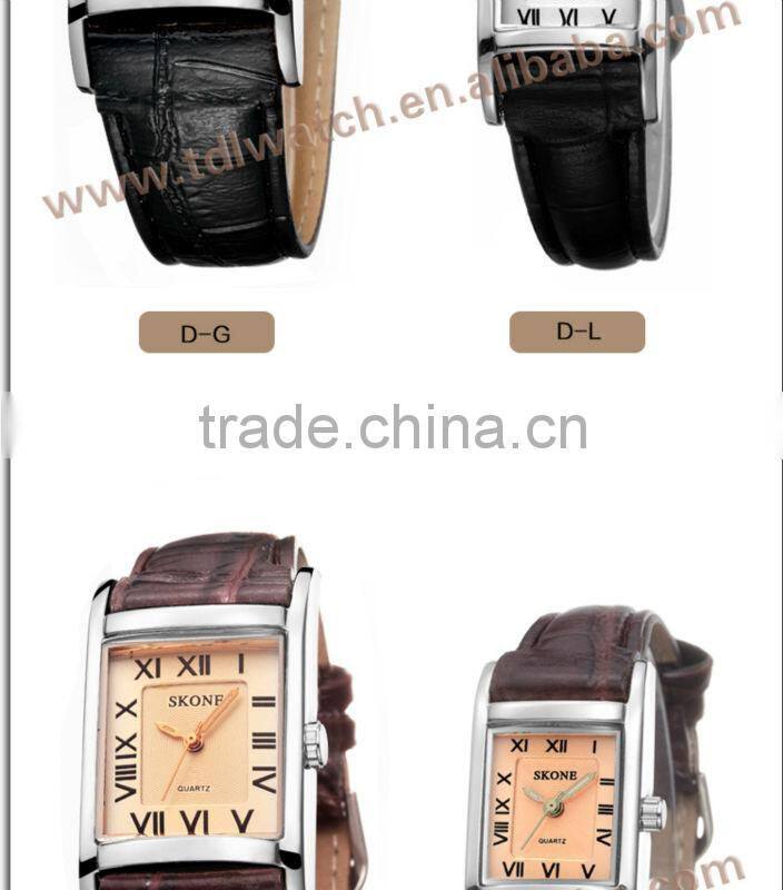 Top Brand SKONE Design Leather Strap Roles Watches Men