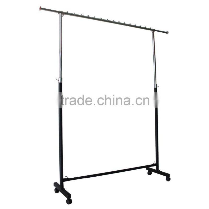 2015 wholesale price ajustable department store display racks/metal hanging display racks