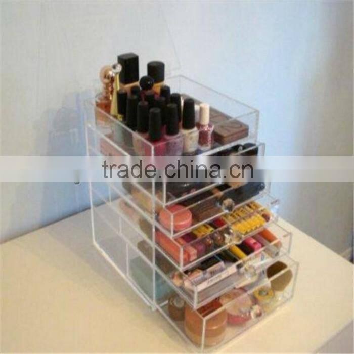 Customized acrylic box plastic cosmetic box acrylic