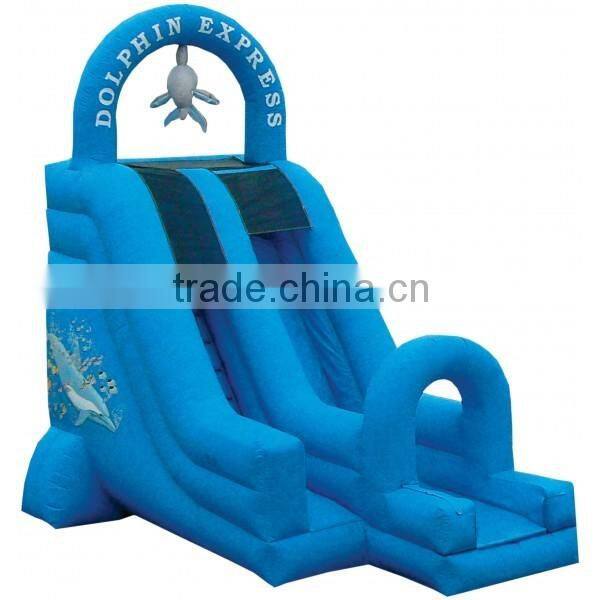 high quality inflatable slides, giant commercial use inflatables dry water snow winteslide