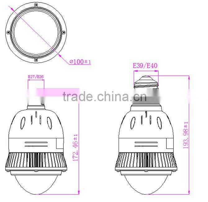 40W LED HIGHBAY COB LED highbay led light aluminum body 3 years warranty