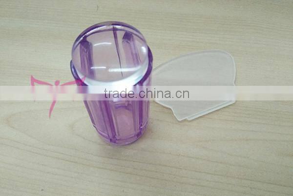 Easam hot 2.8cm dream purple color clear nail stamper