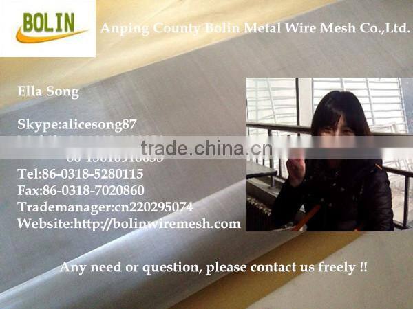 nickel wire 0.025mm nickel chromium molybdenum alloys wire mesh rolls for nickel batteries