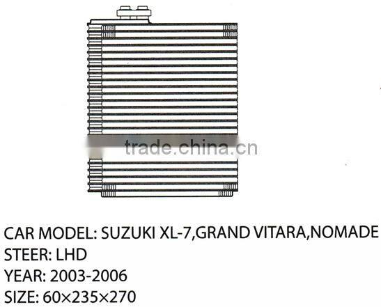 2003-2006 LHD Steer 60*235*270 Auto Evaporator For Suzuki Grand Vitara