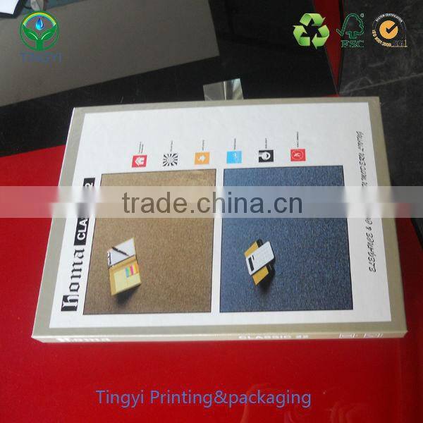 cardboard printed catalog
