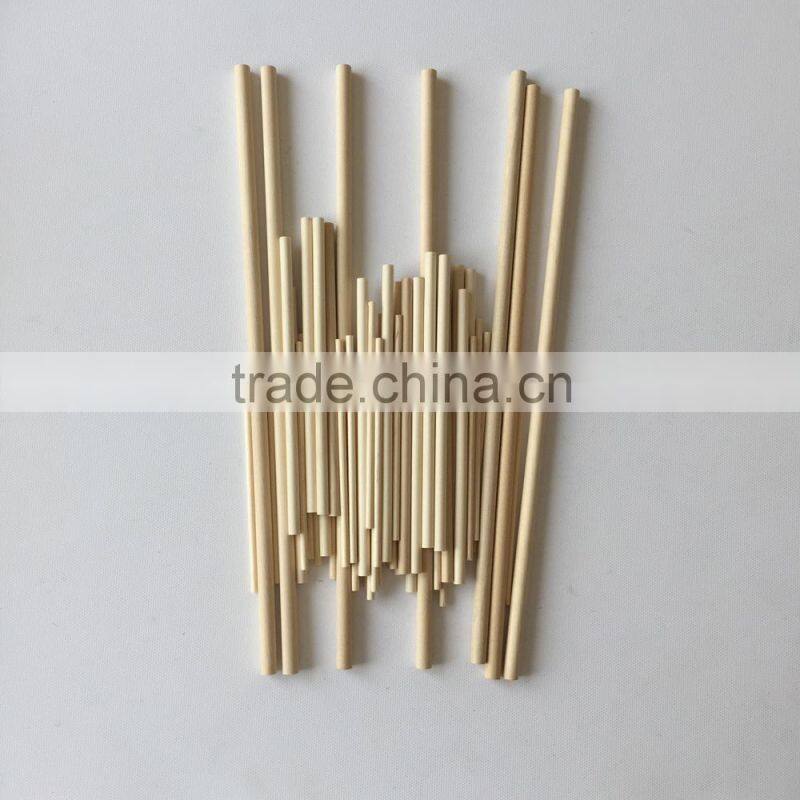Flat round wooden craft sticks