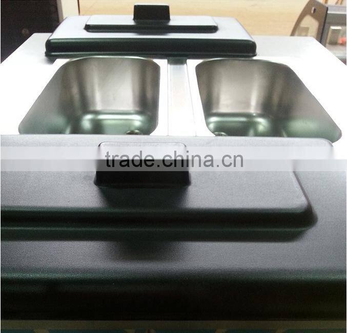 Stainless steel ice cream machine