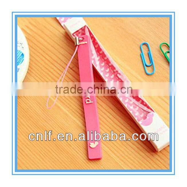 Short and Bright Soft PVC Lanyard for Mobile Phone and Tablet