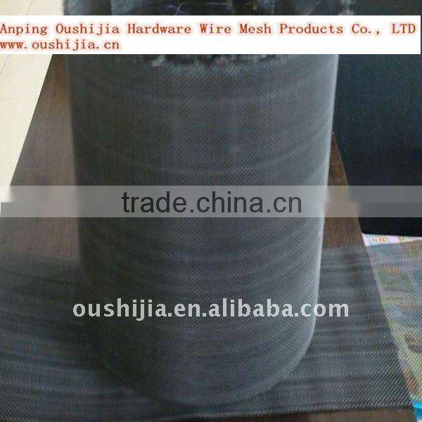Low carbon steel black wire mesh/cloth(factory)