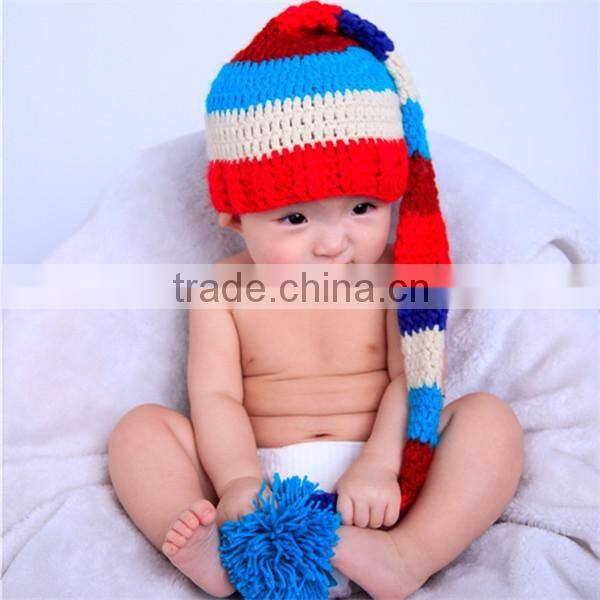 baby kids hand knitting winter hats