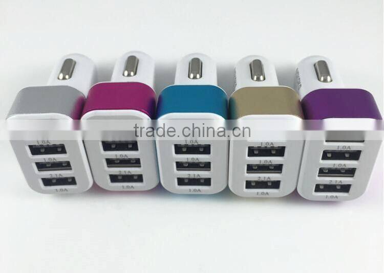 CE,RoHS Approved 4 port car charger