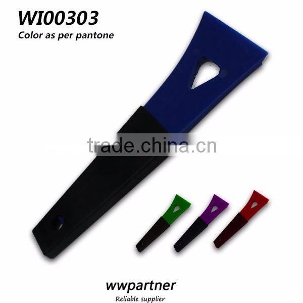 Plastic keychain ice scraper for promotion for wholesale