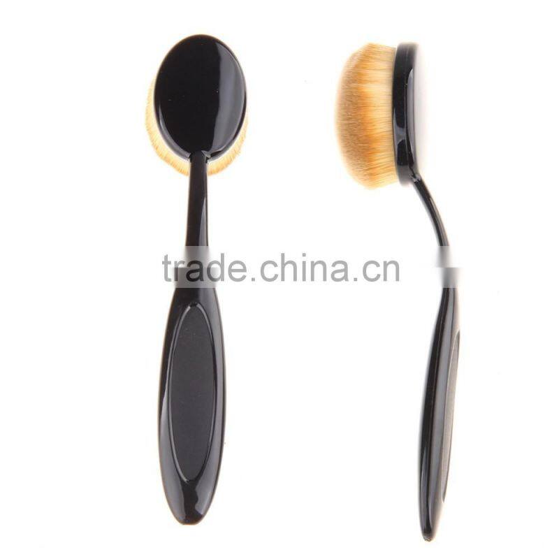 2016 New Professional 10 Pcs Soft Oval Toothbrush Makeup Brush Sets Foundation Brushes Contour Powder Blush Concealer Brush