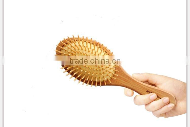 Hight quanlity bamboo hair brush/hair comb massage brush