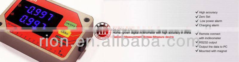 DMI600 Standard 2 Axis Inclinometer Instrument Digital Angle Gauge With ZERO setting Industry grade