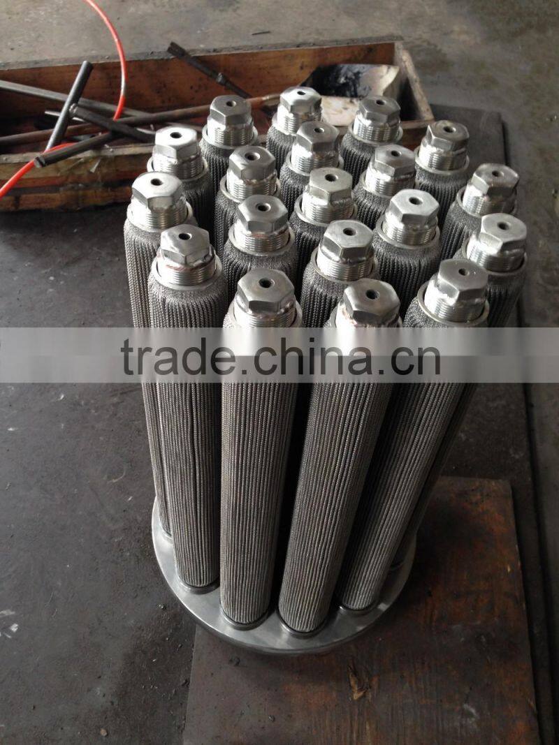 Metal Pleated Filter Element,Stainless Steel Filter cartridge.Filter Candle