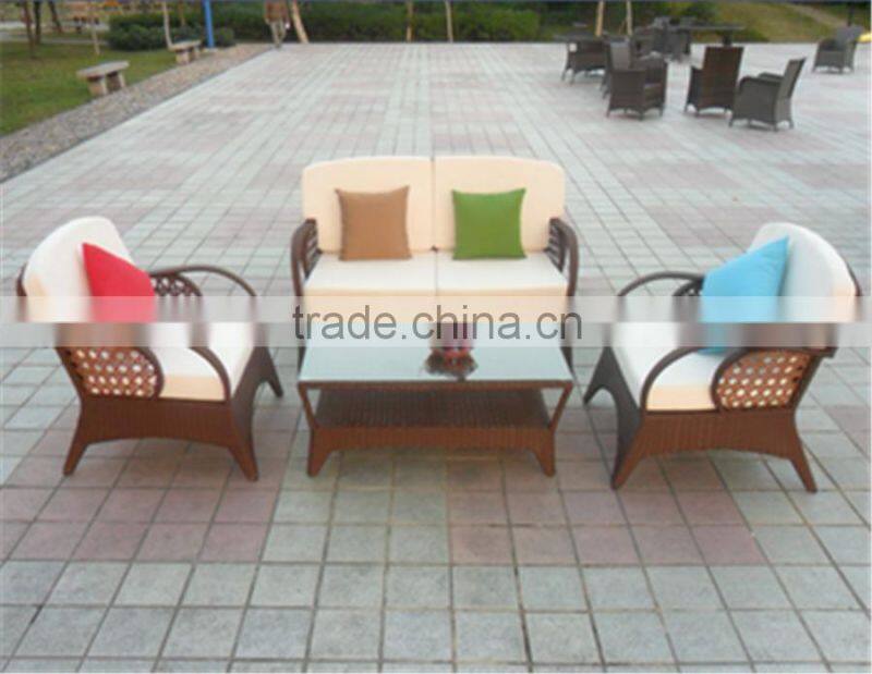 outdoor wicker garden sofa, outdoor sofa,rattan sofa
