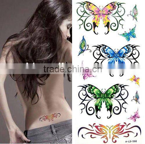 Eco-Friendly Sexy Lovely Body Tattoo Sticker