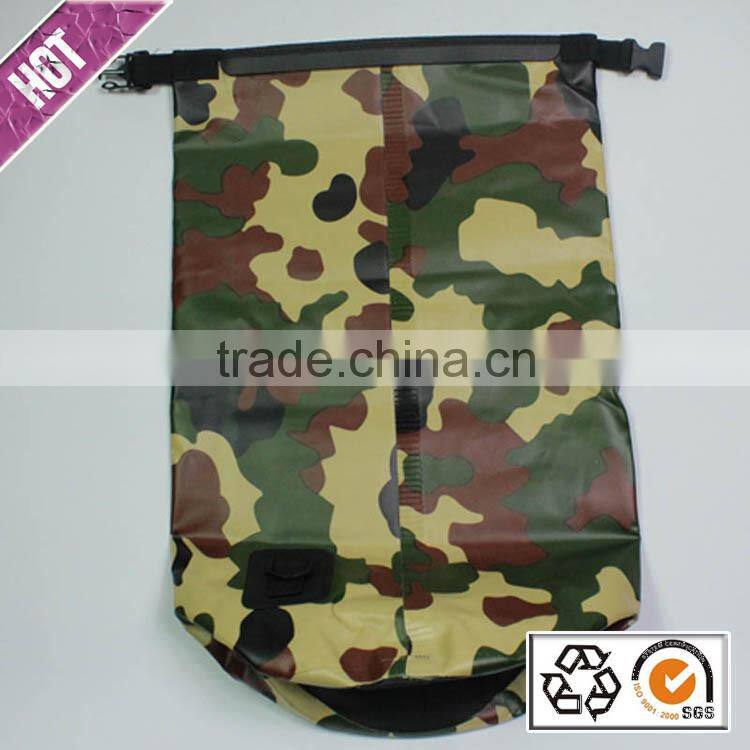 Chinese factory customized waterproof bag with shoulder straps for outdoor hiking