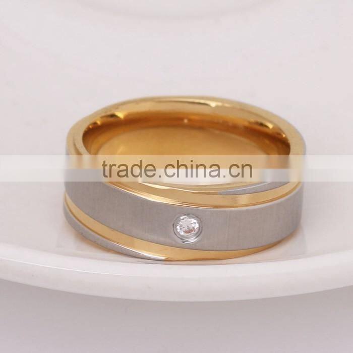 Free Sample Best Selling Wedding Ring Yiwu factory Simple Gold Finger Ring