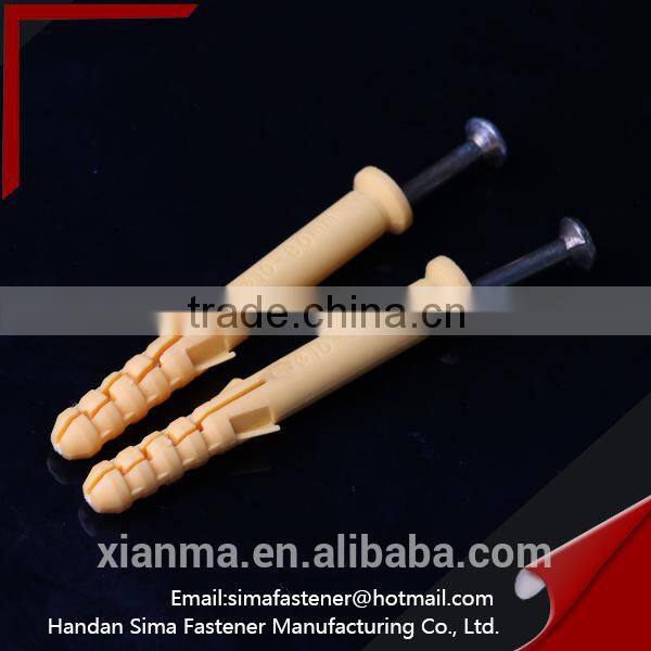 plastic anchor/plastic wall plug/tapered wall plug