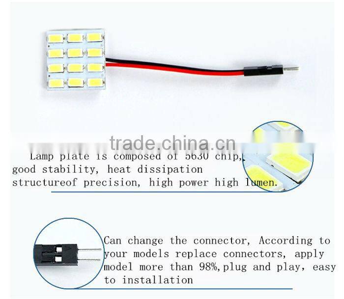 5630 12SMD Interior Lighting Auto Interior Roof Universal LED Car Dome Light