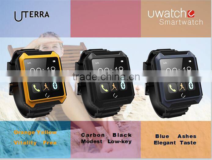 2015 new IP68 Waterproof/Dustproof/Shockproof U Watch U TERRAWatches Bluetooth Smartwatch