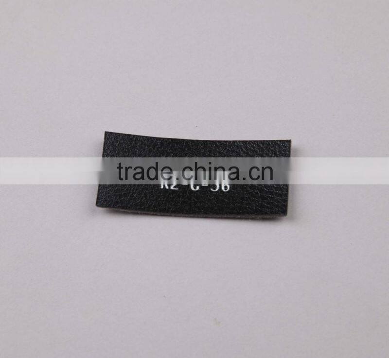Cheap Custom Apparel Decorative Printed Faux Leather Patch/Label