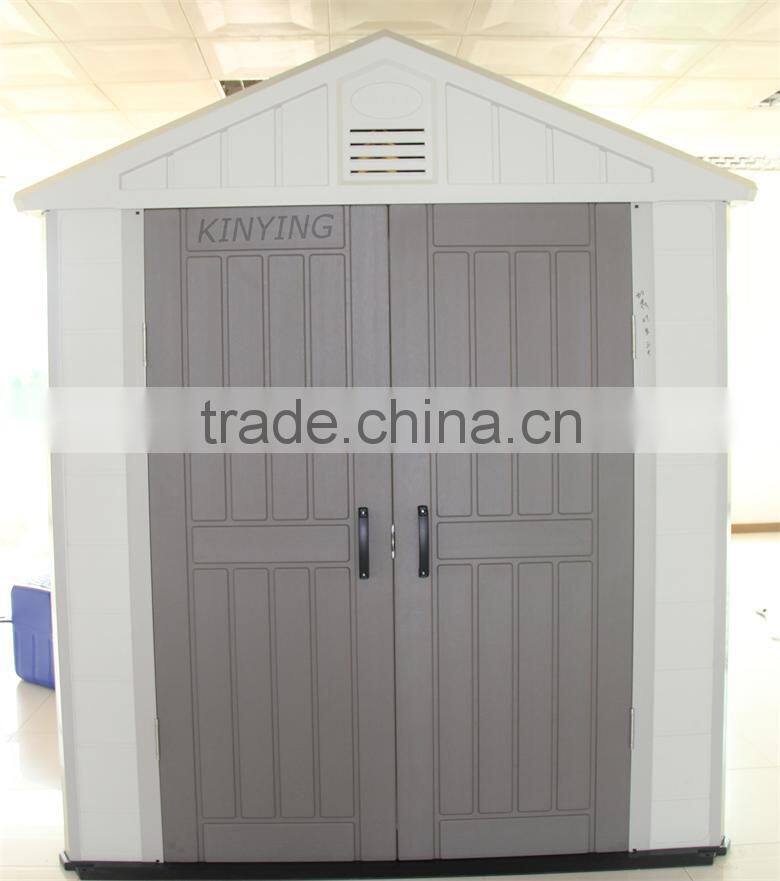 platic garden shed export prefab house made of HDPE