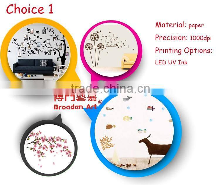 PVC digital printing wall sticker