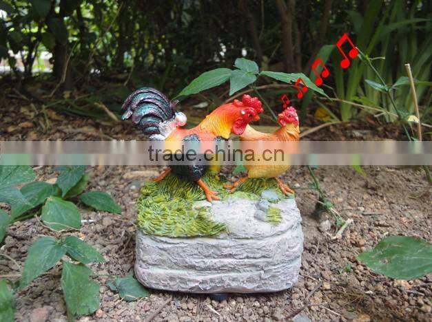 resin cock with motion sensor and light