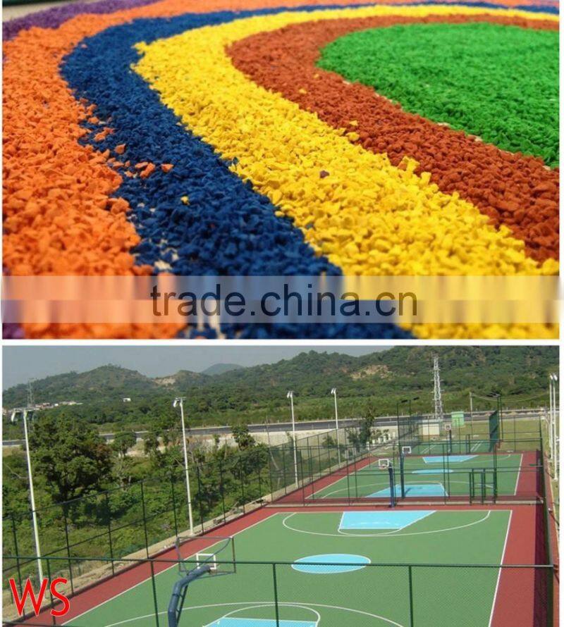 epdm granule | epdm rubber | Color EPDM granules for gym flooring