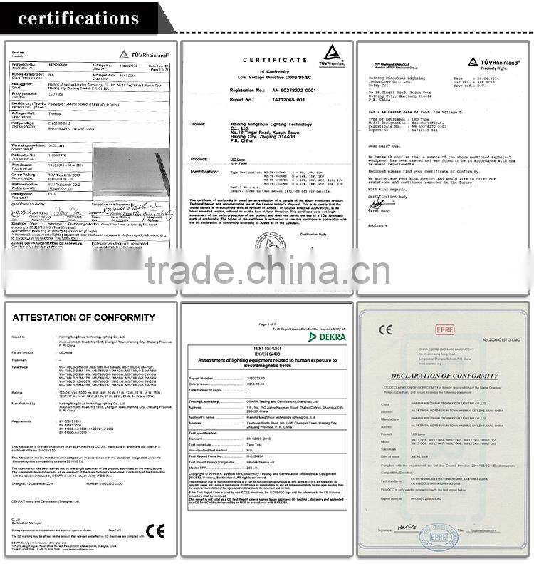 2015 T8 Alluminuim+PC Ra>80 85-265V 600mm 10w 15w 20w 25w 30w 40w t8 led tube