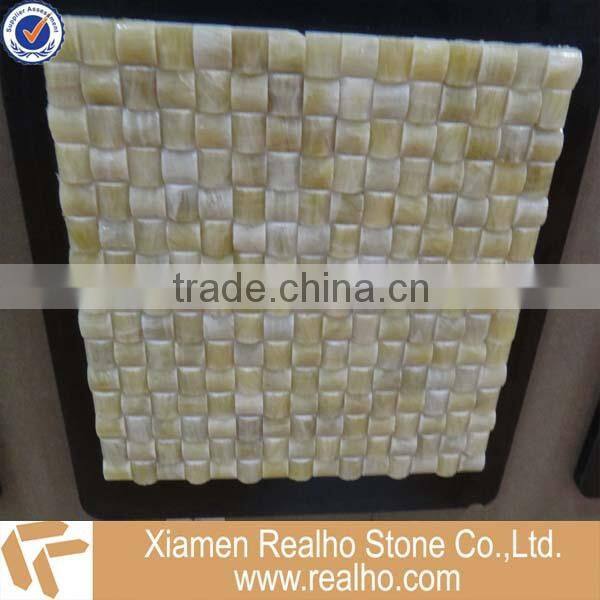 classico botticino hexagonal marble mosaic tiles