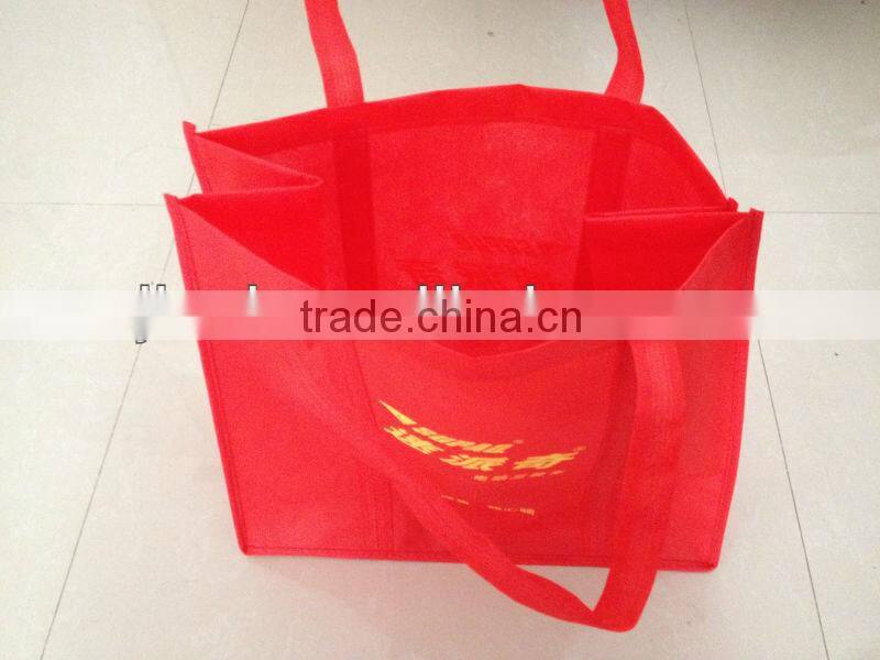 Ultrasonically welded non-woven hand bags