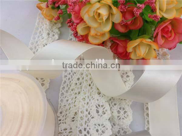 25yards/roll (40mm) 1-1/2" width single face tape satin ribbon gift packing belt wedding decoration crafts