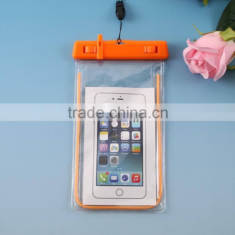 fashionable colorful funny design waterproof mobile phone bag with low price