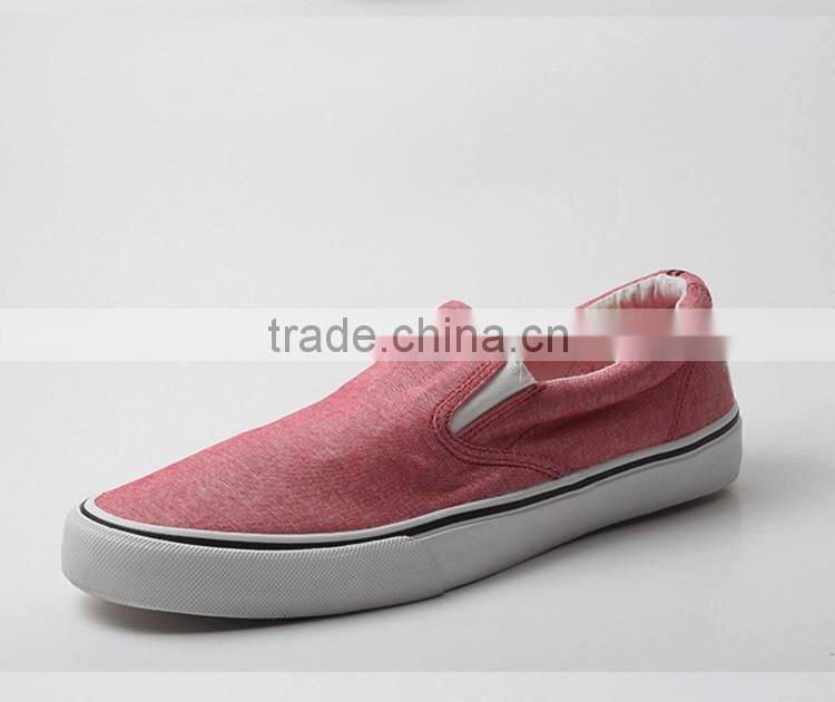 basic style vulcanized trainer slip on men sneakers low price canvas male shoes 2016