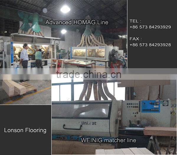 wire-brushed white oak engineered wood flooring