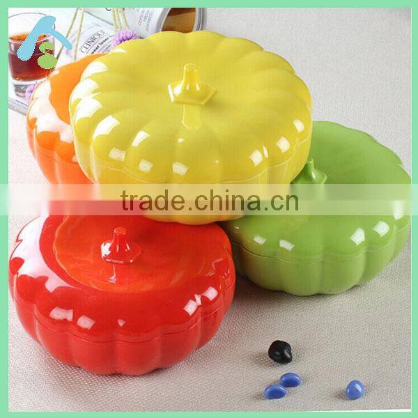 melamine plastic pumpkin candy box