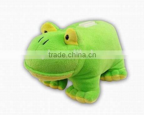 Animal shape plush coin bank