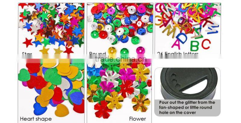 Bottle packing Coloful Decoration Glitter Powder/color gitter powder