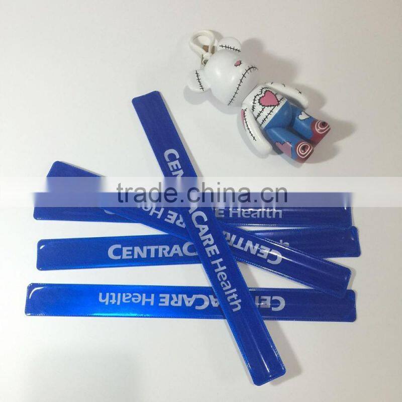 party slap bands, wide reflex slap wristbands, sports slap bracelets