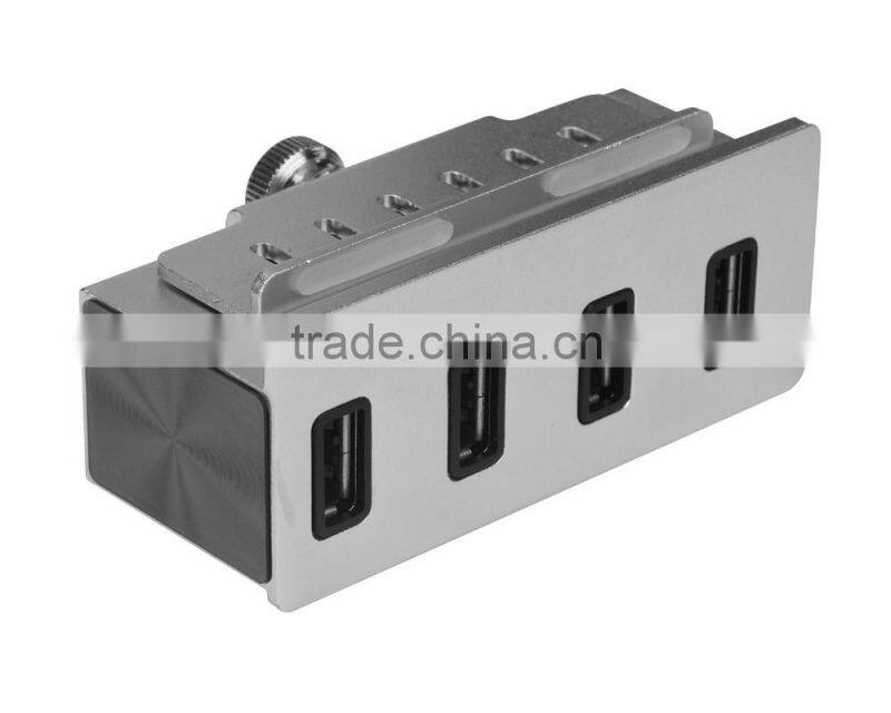 Factory Supply Premium 4 port usb 3.0 hub from usb por hub suppliers with LED indicators and easy to be fixed on the PC or table
